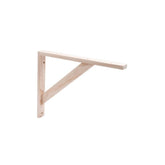Spaceo Dextra 25 x 32cm Shelf Bracket Set of 2 Pieces - Natural